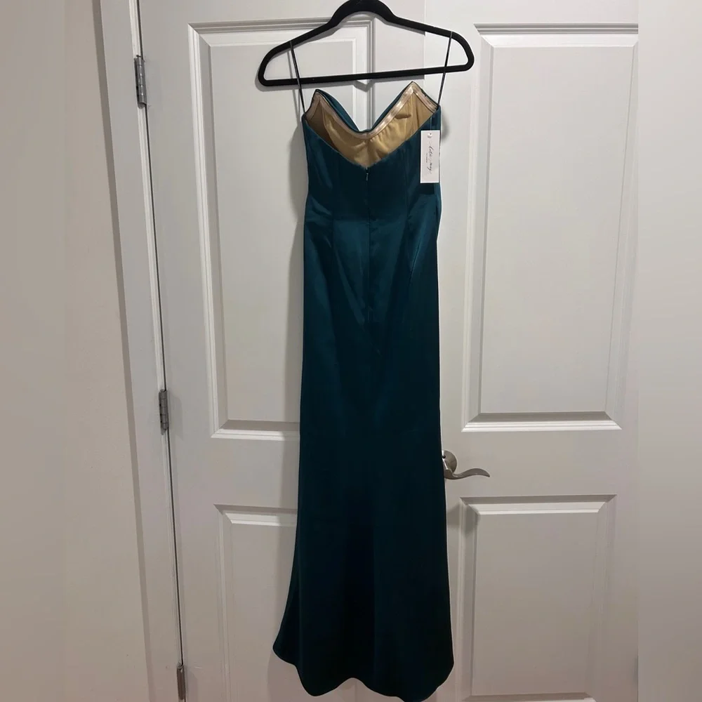 NWT Katie May Taylor Long Gown in Rainforest Green (XS) - Picture 5 of 11